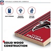 image:imageNFL Football Portable Cornhole Set 2 Boards 8 BagsAtlanta Falcons