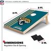 image:imageNFL Football Portable Cornhole Set 2 Boards 8 BagsJacksonville Jaguars