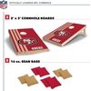 image:imageNFL Football Portable Cornhole Set 2 Boards 8 BagsSan Francisco 49ers