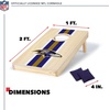 image:imageNFL Football Portable Cornhole Set 2 Boards amp 8 Bean BagsBaltimore Ravens