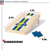 image:imageNFL Football Portable Cornhole Set 2 Boards amp 8 Bean BagsLos Angeles Rams
