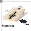 image:imageNFL Football Portable Cornhole Set 2 Boards amp 8 Bean BagsNew Orleans Saints