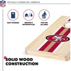 image:imageNFL Football Portable Cornhole Set 2 Boards amp 8 Bean BagsSan Francisco 49ers