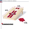 image:imageNFL Football Portable Cornhole Set 2 Boards amp 8 Bean BagsSan Francisco 49ers