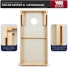 image:imageNFL Pro Football 2 x 4 Wood Direct Print Tournament Cornhole Set by Wild Sports Comes with 8 Bean Bags  Perfect for Tailgate Outdoor BackyardCleveland Browns