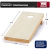 image:imageNFL Pro Football 2 x 4 Wood Direct Print Tournament Cornhole Set by Wild Sports Comes with 8 Bean Bags  Perfect for Tailgate Outdoor BackyardDallas Cowboys