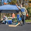 image:imageNFL Pro Football 2 x 4 Wood Direct Print Tournament Cornhole Set by Wild Sports Comes with 8 Bean Bags  Perfect for Tailgate Outdoor BackyardMiami Dolphins