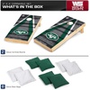 image:imageNFL Pro Football 2 x 4 Wood Direct Print Tournament Cornhole Set by Wild Sports Comes with 8 Bean Bags  Perfect for Tailgate Outdoor BackyardNew York Jets