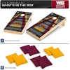 image:imageNFL Pro Football 2 x 4 Wood Direct Print Tournament Cornhole Set by Wild Sports Comes with 8 Bean Bags  Perfect for Tailgate Outdoor BackyardWashington Commanders
