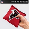 image:imageNFL Pro Football Dual Sided Bean Bags by Wild Sports 8 Count Premium Toss Bags for Cornhole Set  Great for Tailgates Outdoors BackyardAtlanta Falcons
