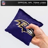image:imageNFL Pro Football Dual Sided Bean Bags by Wild Sports 8 Count Premium Toss Bags for Cornhole Set  Great for Tailgates Outdoors BackyardBaltimore Ravens