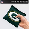 image:imageNFL Pro Football Dual Sided Bean Bags by Wild Sports 8 Count Premium Toss Bags for Cornhole Set  Great for Tailgates Outdoors BackyardGreen Bay Packers