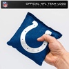 image:imageNFL Pro Football Dual Sided Bean Bags by Wild Sports 8 Count Premium Toss Bags for Cornhole Set  Great for Tailgates Outdoors BackyardIndianapolis Colts