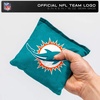 image:imageNFL Pro Football Dual Sided Bean Bags by Wild Sports 8 Count Premium Toss Bags for Cornhole Set  Great for Tailgates Outdoors BackyardMiami Dolphins
