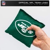 image:imageNFL Pro Football Dual Sided Bean Bags by Wild Sports 8 Count Premium Toss Bags for Cornhole Set  Great for Tailgates Outdoors BackyardNew York Jets