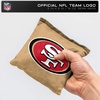 image:imageNFL Pro Football Dual Sided Bean Bags by Wild Sports 8 Count Premium Toss Bags for Cornhole Set  Great for Tailgates Outdoors BackyardSan Francisco 49ers