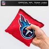 image:imageNFL Pro Football Dual Sided Bean Bags by Wild Sports 8 Count Premium Toss Bags for Cornhole Set  Great for Tailgates Outdoors BackyardTennessee Titans