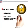 image:imageSolid Wood NFL Hook amp Ring Toss Set with Direct Print HD Team Graphics  Easy Hang Hook and Ring Toss Target  Great Gift for Any Football Fan Ring Toss Family Game for a Game RoomPittsburgh Steelers