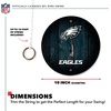 image:imageSolid Wood NFL Hook amp Ring Toss Set with Direct Print HD Team Graphics  Easy Hang Hook and Ring Toss Target  Great Gift for Any Football Fan Ring Toss Family Game for a Game RoomPhiladelphia Eagles