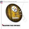 image:imageSolid Wood NFL Hook amp Ring Toss Set with Direct Print HD Team Graphics  Easy Hang Hook and Ring Toss Target  Great Gift for Any Football Fan Ring Toss Family Game for a Game RoomPittsburgh Steelers