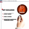 image:imageSolid Wood NFL Hook amp Ring Toss Set with Direct Print HD Team Graphics  Easy Hang Hook and Ring Toss Target  Great Gift for Any Football Fan Ring Toss Family Game for a Game RoomChicago Bears