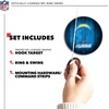 image:imageSolid Wood NFL Hook amp Ring Toss Set with Direct Print HD Team Graphics  Easy Hang Hook and Ring Toss Target  Great Gift for Any Football Fan Ring Toss Family Game for a Game RoomLos Angeles Chargers