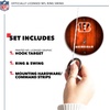 image:imageSolid Wood NFL Hook amp Ring Toss Set with Direct Print HD Team Graphics  Easy Hang Hook and Ring Toss Target  Great Gift for Any Football Fan Ring Toss Family Game for a Game RoomCincinnati Bengals
