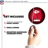 image:imageSolid Wood NFL Hook amp Ring Toss Set with Direct Print HD Team Graphics  Easy Hang Hook and Ring Toss Target  Great Gift for Any Football Fan Ring Toss Family Game for a Game RoomKansas City Chiefs
