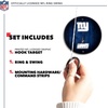 image:imageSolid Wood NFL Hook amp Ring Toss Set with Direct Print HD Team Graphics  Easy Hang Hook and Ring Toss Target  Great Gift for Any Football Fan Ring Toss Family Game for a Game RoomNew York Giants