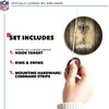 image:imageSolid Wood NFL Hook amp Ring Toss Set with Direct Print HD Team Graphics  Easy Hang Hook and Ring Toss Target  Great Gift for Any Football Fan Ring Toss Family Game for a Game RoomNew Orleans Saints