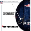 image:imageSolid Wood NFL Hook amp Ring Toss Set with Direct Print HD Team Graphics  Easy Hang Hook and Ring Toss Target  Great Gift for Any Football Fan Ring Toss Family Game for a Game RoomNew England Patriots