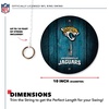 image:imageSolid Wood NFL Hook amp Ring Toss Set with Direct Print HD Team Graphics  Easy Hang Hook and Ring Toss Target  Great Gift for Any Football Fan Ring Toss Family Game for a Game RoomJacksonville Jaguars