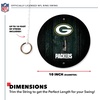 image:imageSolid Wood NFL Hook amp Ring Toss Set with Direct Print HD Team Graphics  Easy Hang Hook and Ring Toss Target  Great Gift for Any Football Fan Ring Toss Family Game for a Game RoomGreen Bay Packers