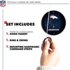 image:imageSolid Wood NFL Hook amp Ring Toss Set with Direct Print HD Team Graphics  Easy Hang Hook and Ring Toss Target  Great Gift for Any Football Fan Ring Toss Family Game for a Game RoomDenver Broncos