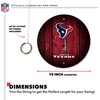 image:imageSolid Wood NFL Hook amp Ring Toss Set with Direct Print HD Team Graphics  Easy Hang Hook and Ring Toss Target  Great Gift for Any Football Fan Ring Toss Family Game for a Game RoomHouston Texans