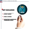 image:imageSolid Wood NFL Hook amp Ring Toss Set with Direct Print HD Team Graphics  Easy Hang Hook and Ring Toss Target  Great Gift for Any Football Fan Ring Toss Family Game for a Game RoomJacksonville Jaguars