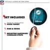 image:imageSolid Wood NFL Hook amp Ring Toss Set with Direct Print HD Team Graphics  Easy Hang Hook and Ring Toss Target  Great Gift for Any Football Fan Ring Toss Family Game for a Game RoomMiami Dolphins
