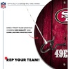 image:imageSolid Wood NFL Hook amp Ring Toss Set with Direct Print HD Team Graphics  Easy Hang Hook and Ring Toss Target  Great Gift for Any Football Fan Ring Toss Family Game for a Game RoomSan Francisco 49ers