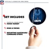 image:imageSolid Wood NFL Hook amp Ring Toss Set with Direct Print HD Team Graphics  Easy Hang Hook and Ring Toss Target  Great Gift for Any Football Fan Ring Toss Family Game for a Game RoomIndianapolis Colts