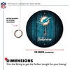 image:imageSolid Wood NFL Hook amp Ring Toss Set with Direct Print HD Team Graphics  Easy Hang Hook and Ring Toss Target  Great Gift for Any Football Fan Ring Toss Family Game for a Game RoomMiami Dolphins