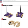 image:imageSolid Wood NFL Quoits Set with Direct Print HD Team Graphics  Tailgate Ring Toss Game  Great Gift for Any Football Fan Ring Toss Family Outdoor Games for The BeachMinnesota Vikings