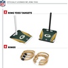 image:imageSolid Wood NFL Quoits Set with Direct Print HD Team Graphics  Tailgate Ring Toss Game  Great Gift for Any Football Fan Ring Toss Family Outdoor Games for The BeachGreen Bay Packers