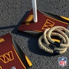 image:imageSolid Wood NFL Quoits Set with Direct Print HD Team Graphics  Tailgate Ring Toss Game  Great Gift for Any Football Fan Ring Toss Family Outdoor Games for The BeachWashington Commanders