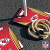 image:imageSolid Wood NFL Quoits Set with Direct Print HD Team Graphics  Tailgate Ring Toss Game  Great Gift for Any Football Fan Ring Toss Family Outdoor Games for The BeachKansas City Chiefs