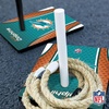 image:imageSolid Wood NFL Quoits Set with Direct Print HD Team Graphics  Tailgate Ring Toss Game  Great Gift for Any Football Fan Ring Toss Family Outdoor Games for The BeachMiami Dolphins