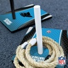 image:imageSolid Wood NFL Quoits Set with Direct Print HD Team Graphics  Tailgate Ring Toss Game  Great Gift for Any Football Fan Ring Toss Family Outdoor Games for The BeachCarolina Panthers