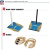 image:imageSolid Wood NFL Quoits Set with Direct Print HD Team Graphics  Tailgate Ring Toss Game  Great Gift for Any Football Fan Ring Toss Family Outdoor Games for The BeachLos Angeles Chargers