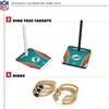 image:imageSolid Wood NFL Quoits Set with Direct Print HD Team Graphics  Tailgate Ring Toss Game  Great Gift for Any Football Fan Ring Toss Family Outdoor Games for The BeachMiami Dolphins