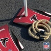 image:imageSolid Wood NFL Quoits Set with Direct Print HD Team Graphics  Tailgate Ring Toss Game  Great Gift for Any Football Fan Ring Toss Family Outdoor Games for The BeachAtlanta Falcons