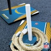 image:imageSolid Wood NFL Quoits Set with Direct Print HD Team Graphics  Tailgate Ring Toss Game  Great Gift for Any Football Fan Ring Toss Family Outdoor Games for The BeachLos Angeles Chargers
